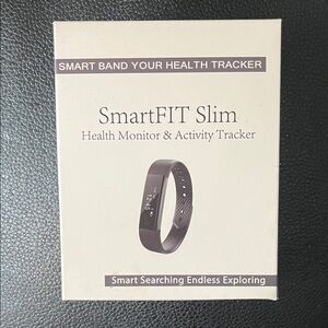 NWT Smartfit Slim Health Monitor and Activity Tracker in Black